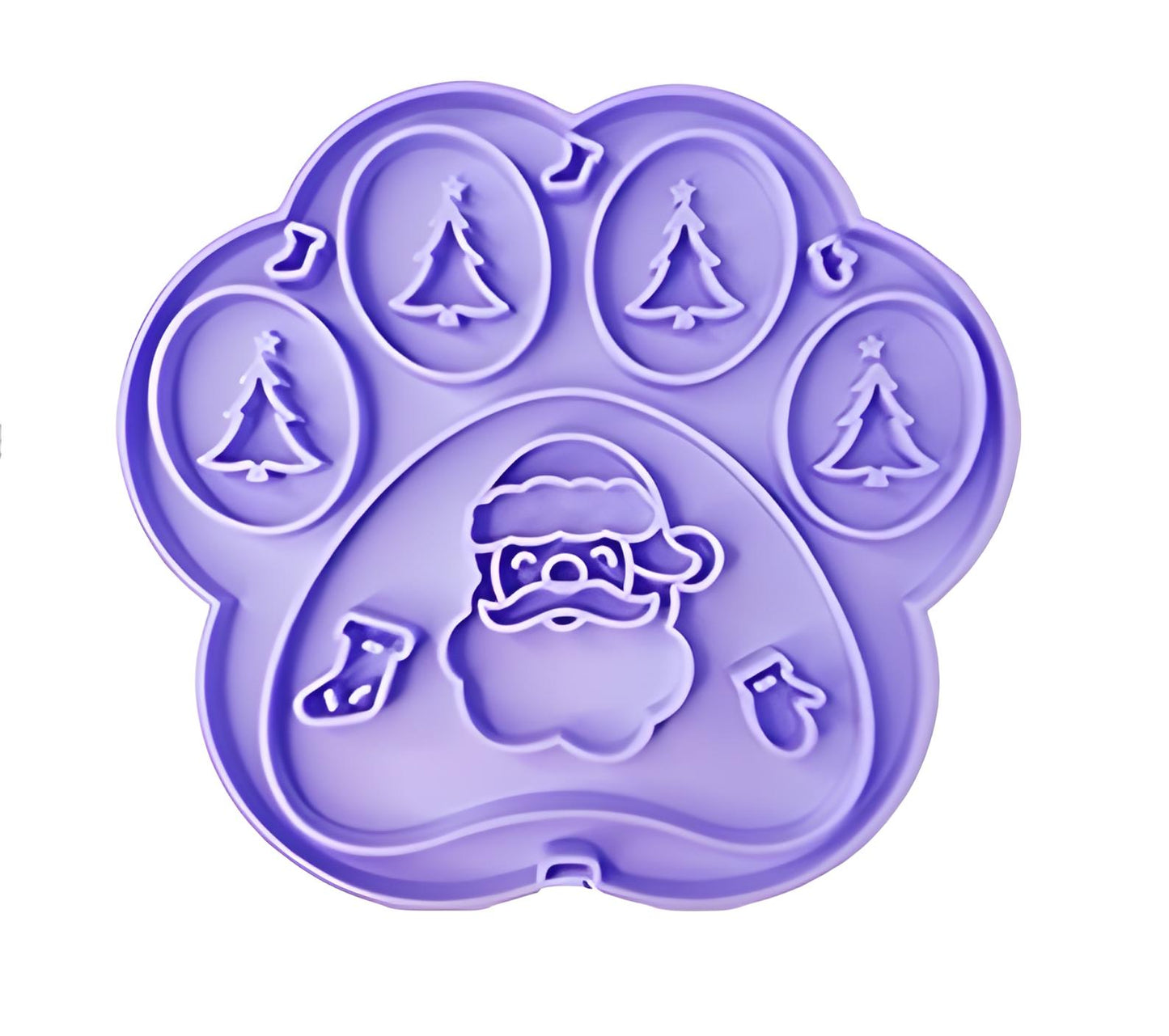 Silicone Dog Lick Mat – Suction Cup Feeding Plate for Anxiety Relief & Enrichment