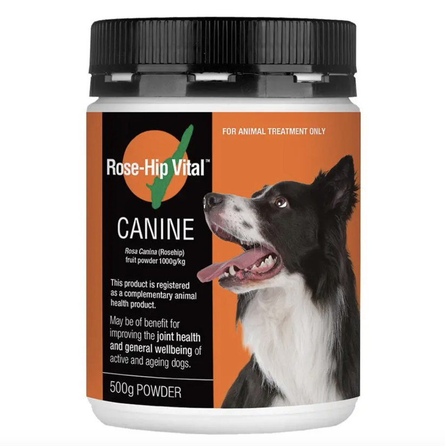 Rose-Hip Vital Canine – Natural Joint Supplement for Dogs | Hip & Mobility Support Powder 150g