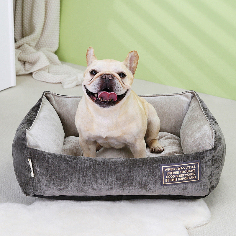 Luxury Plush Dog Bed– Fully Detachable & Washable - DD PET