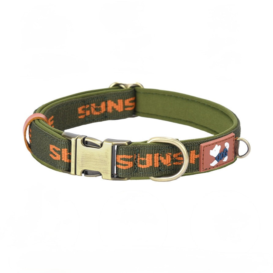 Personalised Engraveable Clip Dog Collar – Adjustable & Quick-Release - DD PET