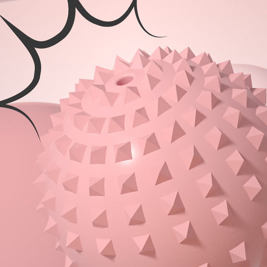 🎾 TPR Squeaky Dog Ball Toy 🐾 | Soft, Spiky & Chew-Safe Fun! - DD PET