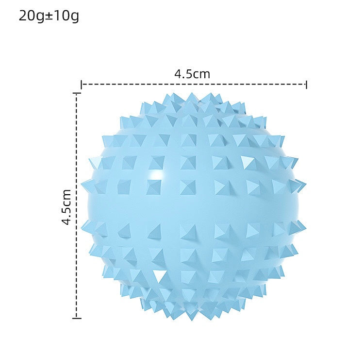 ๐พ TPR Squeaky Dog Ball Toy ๐พ | Soft, Spiky & Chew-Safe Fun! - DD PET