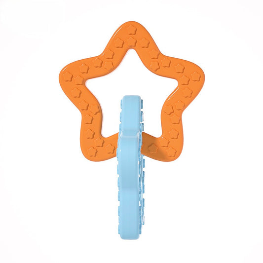 🌟 Star-Shaped TPR Dog Chew Toy 🐾 | Teething, Biting & Dental Fun - DD PET