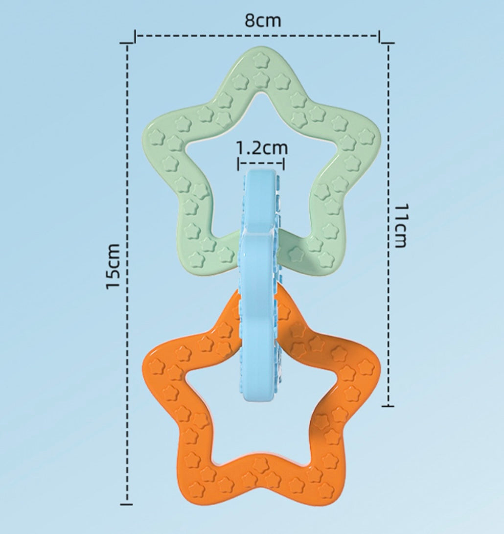 π Star-Shaped TPR Dog Chew Toy πΎ | Teething, Biting & Dental Fun - DD PET
