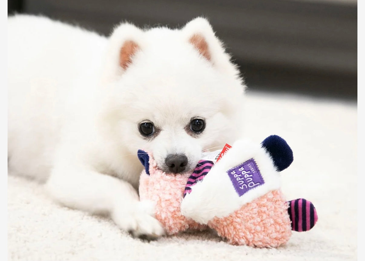 GiGwi Suppa Puppa Plush Squeaky Dog Toy – Soft & Interactive for Small Dogs - DD PET
