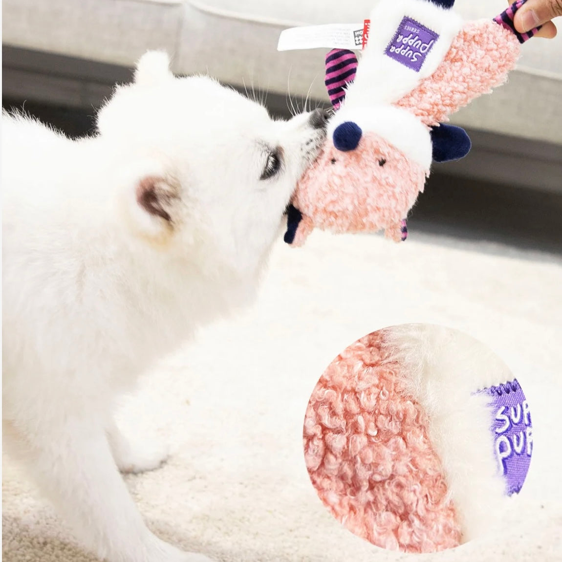 GiGwi Suppa Puppa Plush Squeaky Dog Toy – Soft & Interactive for Small Dogs - DD PET