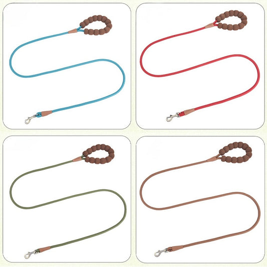 Grip Dog Leash with Soft Beaded Handle - Durable Nylon Rope for All Dogs - DD PET