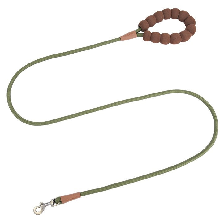 Grip Dog Leash with Soft Beaded Handle - Durable Nylon Rope for All Dogs - DD PET