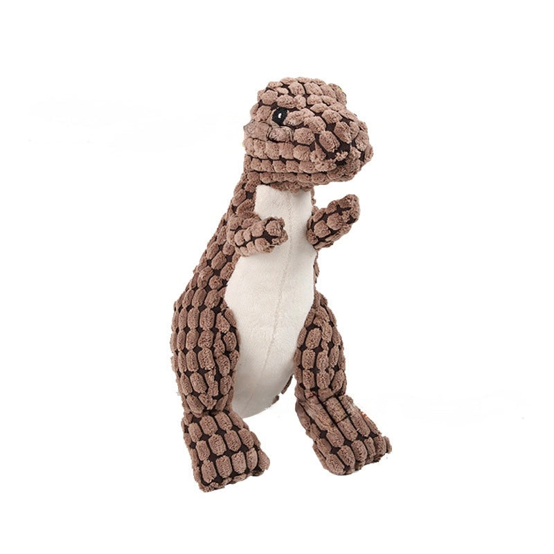 ๐ฆ Dino Squeaky Plush Toy for Dogs ๐พ | Soft & Cuddly Jurassic Fun - DD PET