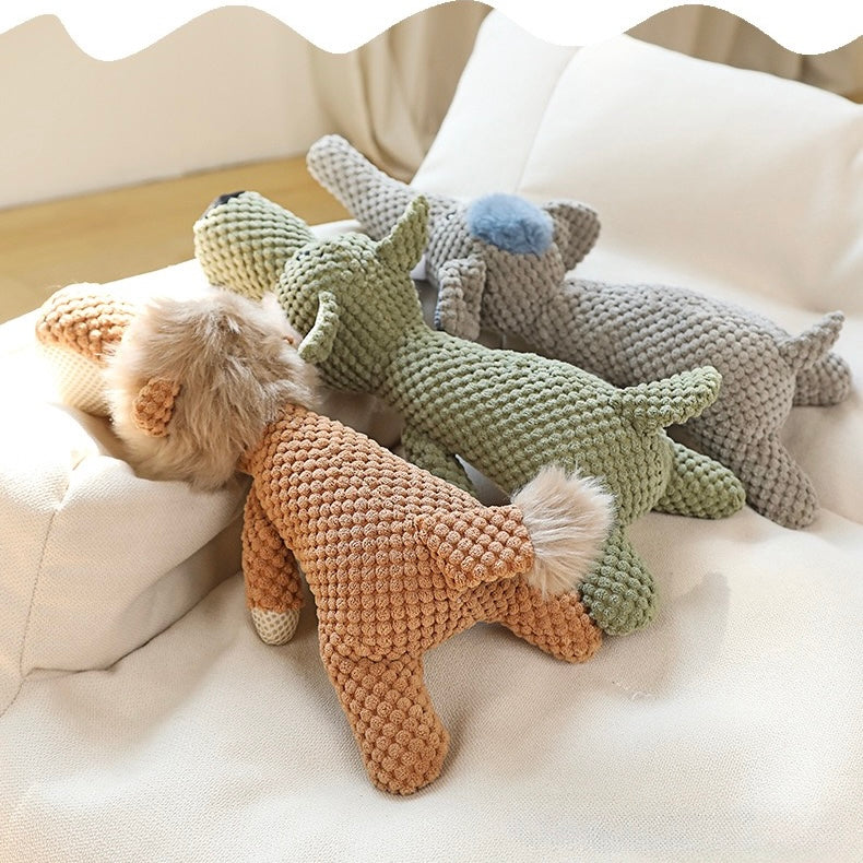 π¦ππΊ Squeaky Knitted Animal Plush Toy for Dogs πΆ | Soft, Snuggly & Fun Sounds! - DD PET