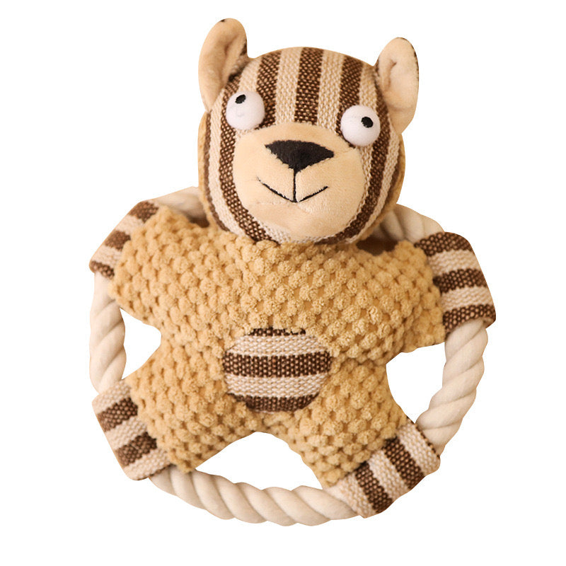 š§µ Natural Fabric Rope Dog Toys š¶ | Tug, Chew & Playtime Fun! - DD PET
