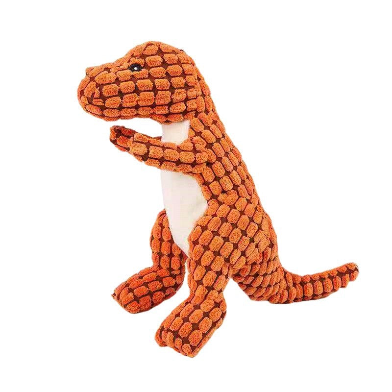 ๐ฆ Dino Squeaky Plush Toy for Dogs ๐พ | Soft & Cuddly Jurassic Fun - DD PET