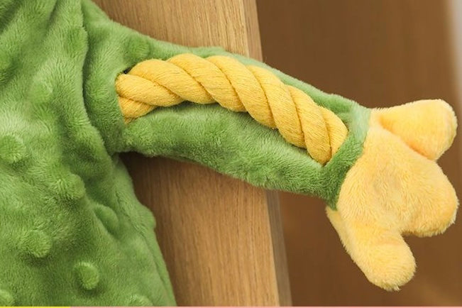 🐸🐻🦊Animal Rope Plush Toy for Dogs | Soft, Durable & Tug-Ready! - DD PET