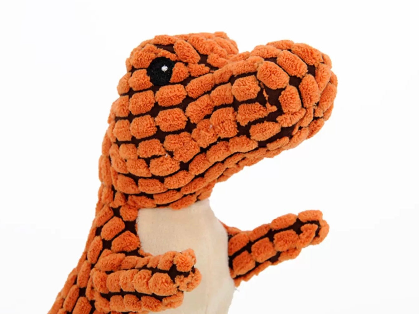 ๐ฆ Dino Squeaky Plush Toy for Dogs ๐พ | Soft & Cuddly Jurassic Fun - DD PET