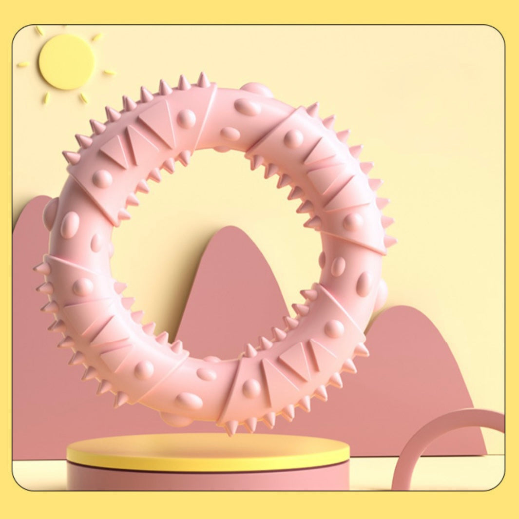 π TPR Textured Ring Chew Toy for Dogs πΎ | Durable, Dental-Friendly & Fun! - DD PET