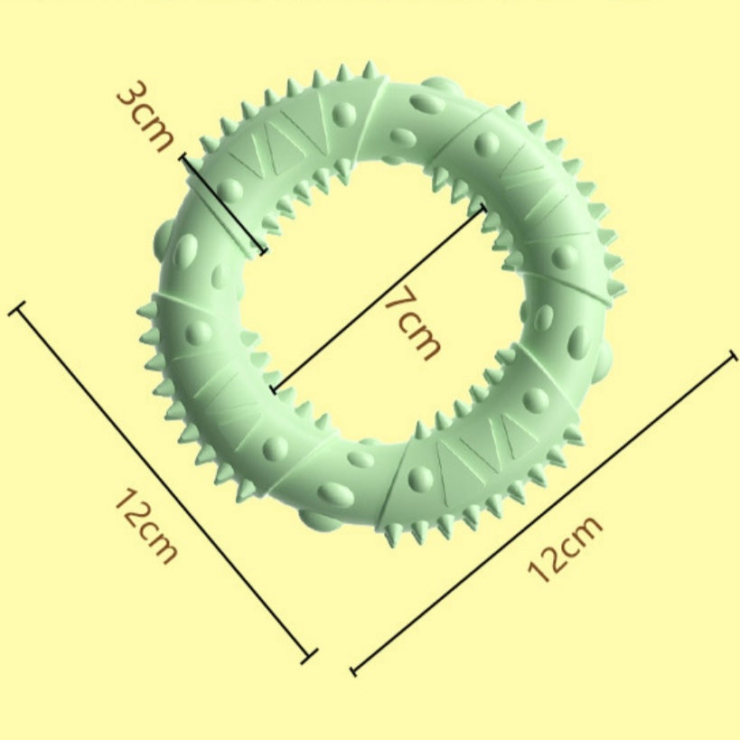 π TPR Textured Ring Chew Toy for Dogs πΎ | Durable, Dental-Friendly & Fun! - DD PET