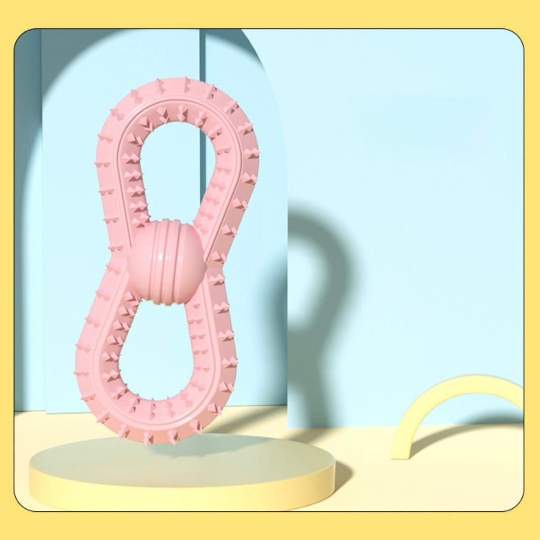 ♾️ TPR Infinity Chew Toy for Dogs 🐾 | Durable, Fun & Dental-Friendly - DD PET