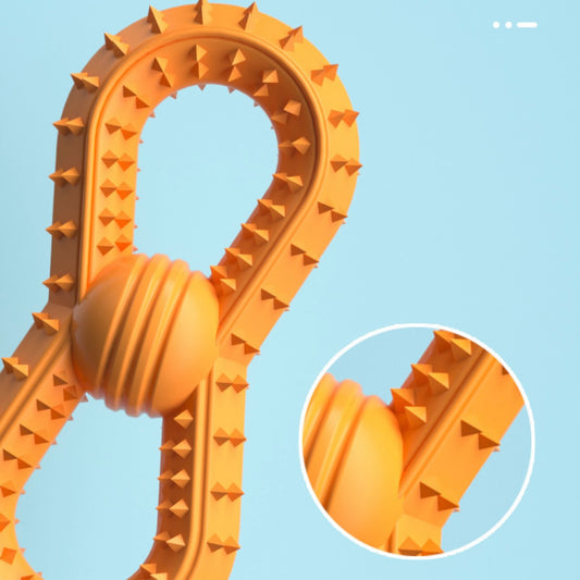 ♾️ TPR Infinity Chew Toy for Dogs 🐾 | Durable, Fun & Dental-Friendly - DD PET