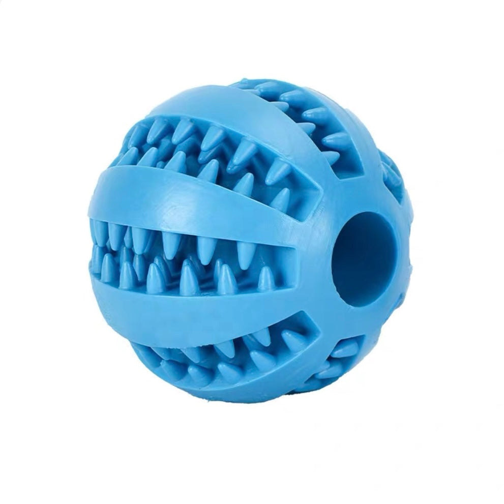 π Rubber Treat Dispensing Dog Ball | Chew, Clean & Feed in One! - DD PET