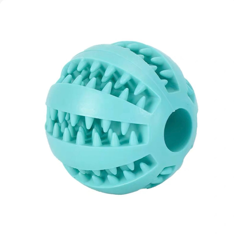π Rubber Treat Dispensing Dog Ball | Chew, Clean & Feed in One! - DD PET