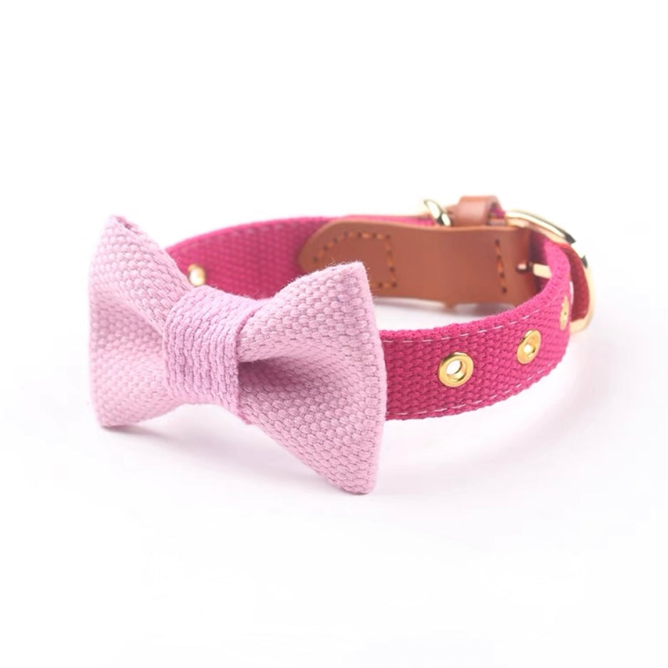 Luxury Bow Tie Dog Collar – Elegant & Adjustable - DD PET