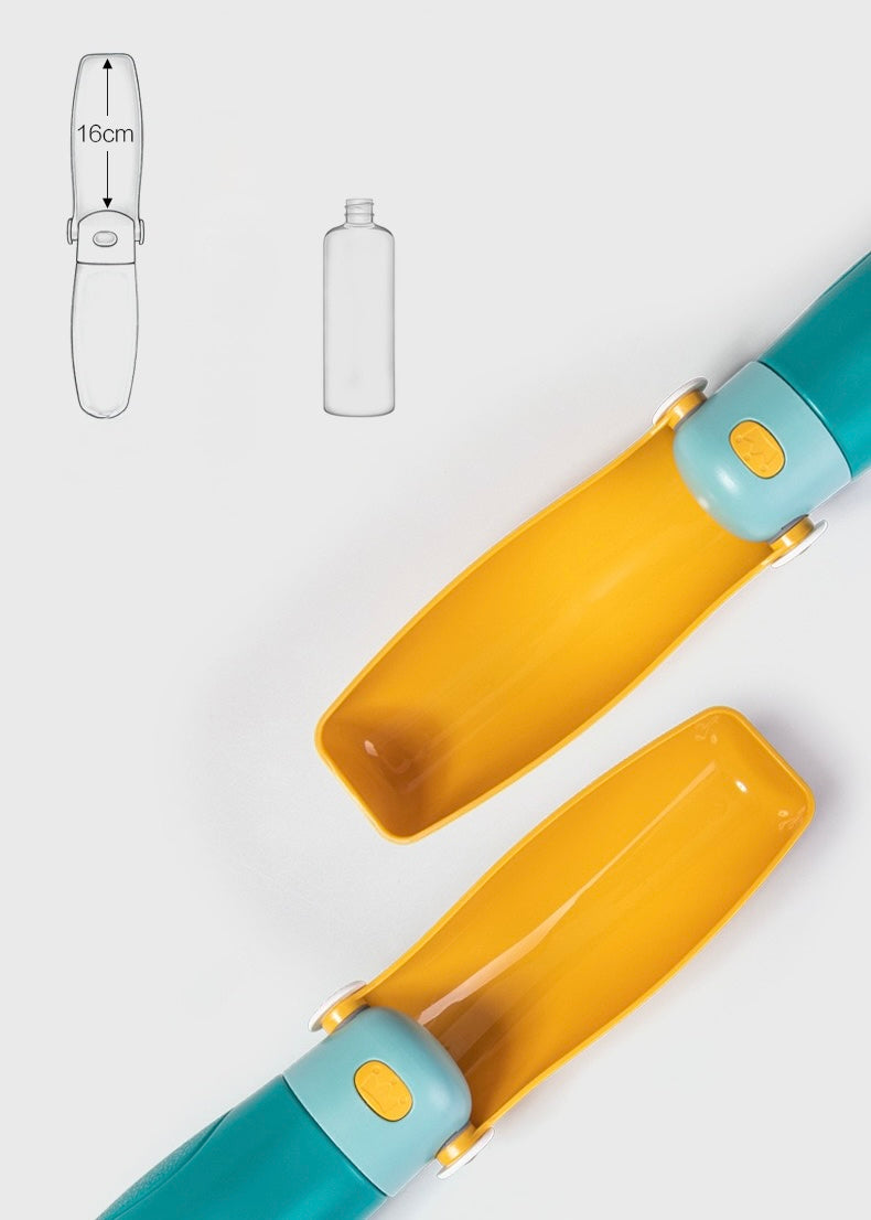 Parrot Design Pet Water Bottle โ 480ml Portable Leak-Proof Dog Travel Dispenser
