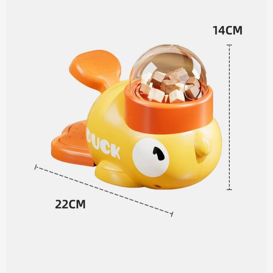 Interactive Duck-Shaped Pet Treat Dispenser Toy
