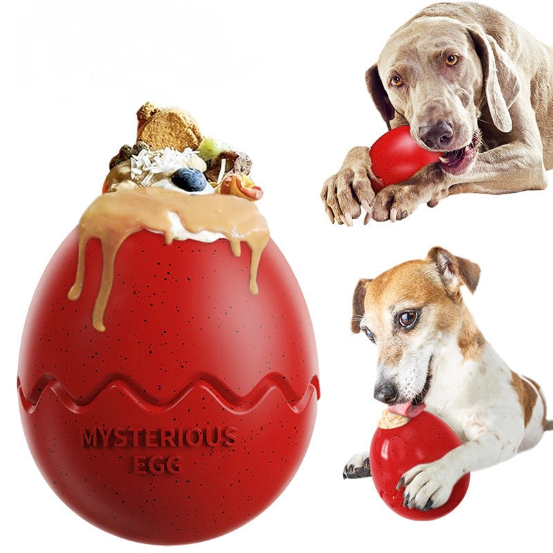 Mysterious Egg Dog Toy – Slow Feeder & Chew Ball for Mental Stimulation