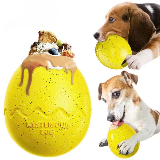 Mysterious Egg Dog Toy – Slow Feeder & Chew Ball for Mental Stimulation