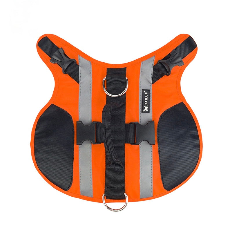 Durable Dog Life Jacket – Reflective, Quick-Dry & Easy to Wear | Secure Handle for Swimming Safety