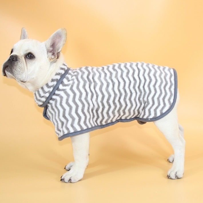 Wearable Dog Bath Towel Robe – Super Absorbent & Quick-Dry for After Bath & Beach