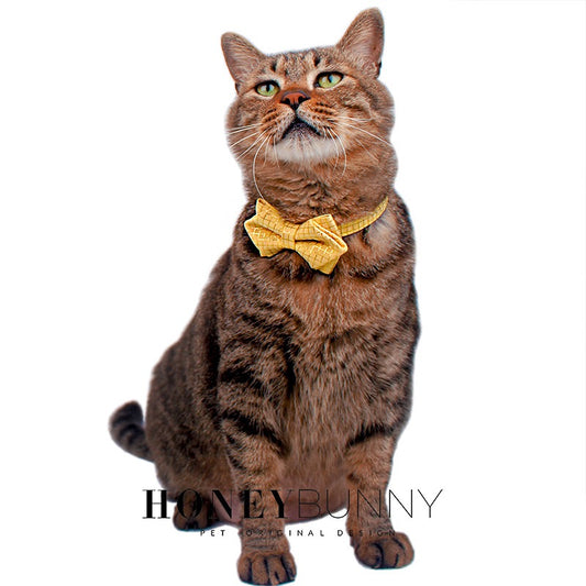 Elegant Adjustable Bow Tie Cat Collar – Breakaway Safety Design