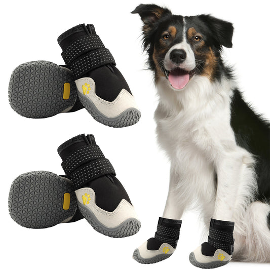 High-Quality Waterproof Dog Boots for Outdoor Adventures – Easy On, Anti-Slip Shoe