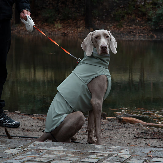 Waterproof Dog Jacket/raincoat with Reflective Strips