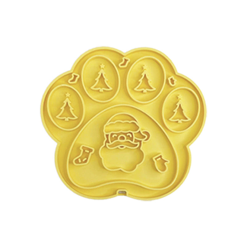 Silicone Dog Lick Mat – Suction Cup Feeding Plate for Anxiety Relief & Enrichment