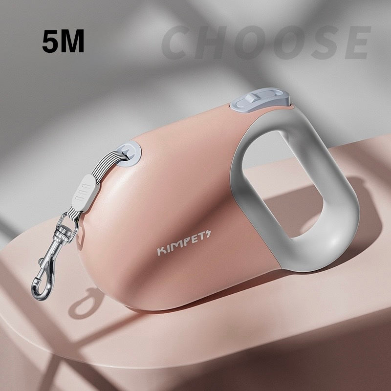 KIMPET 5M Retractable Dog Leash – Tangle-Free, Automatic Pet Walking Leash