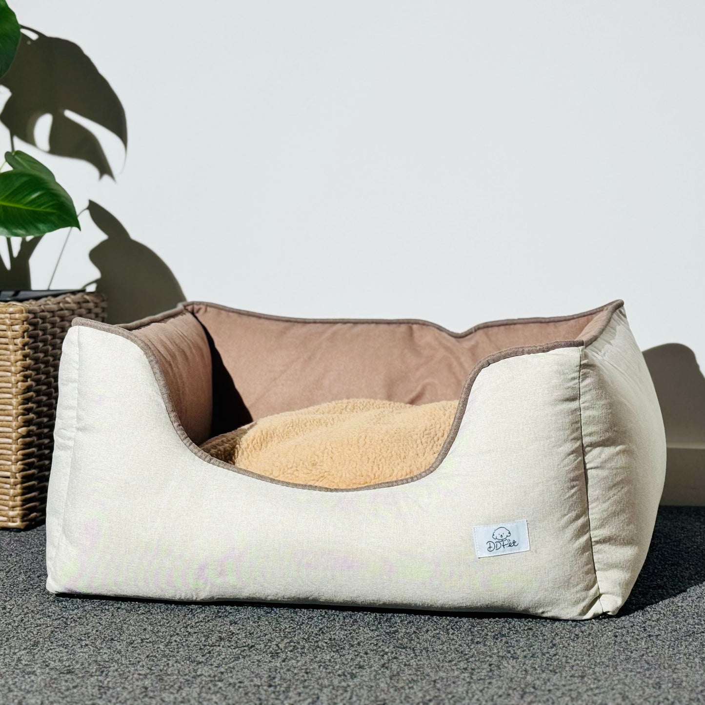 Reversible Cushion Pet Bed – Cozy Nest for Cats & Dogs