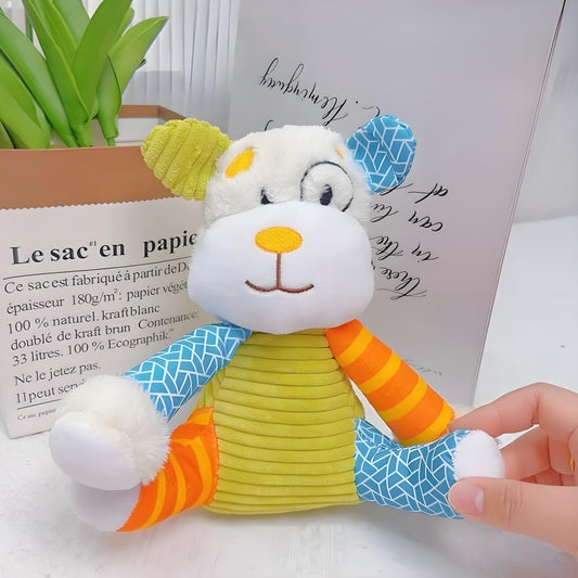 🧸Colorful Plush Squeaky Dog Toy – Soft & Durable Chew Toy for Small to Medium Dogs - DD PET