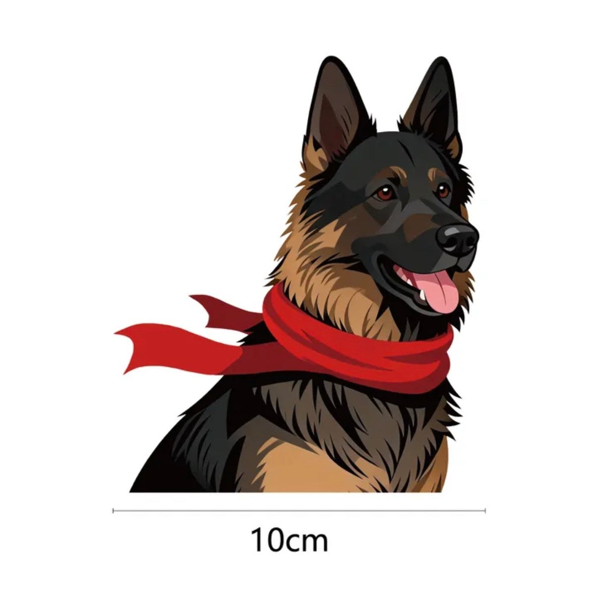 Large Dog Car Sticker - Cute Golden Retriever, Labrador Window Decals| Weather-proof