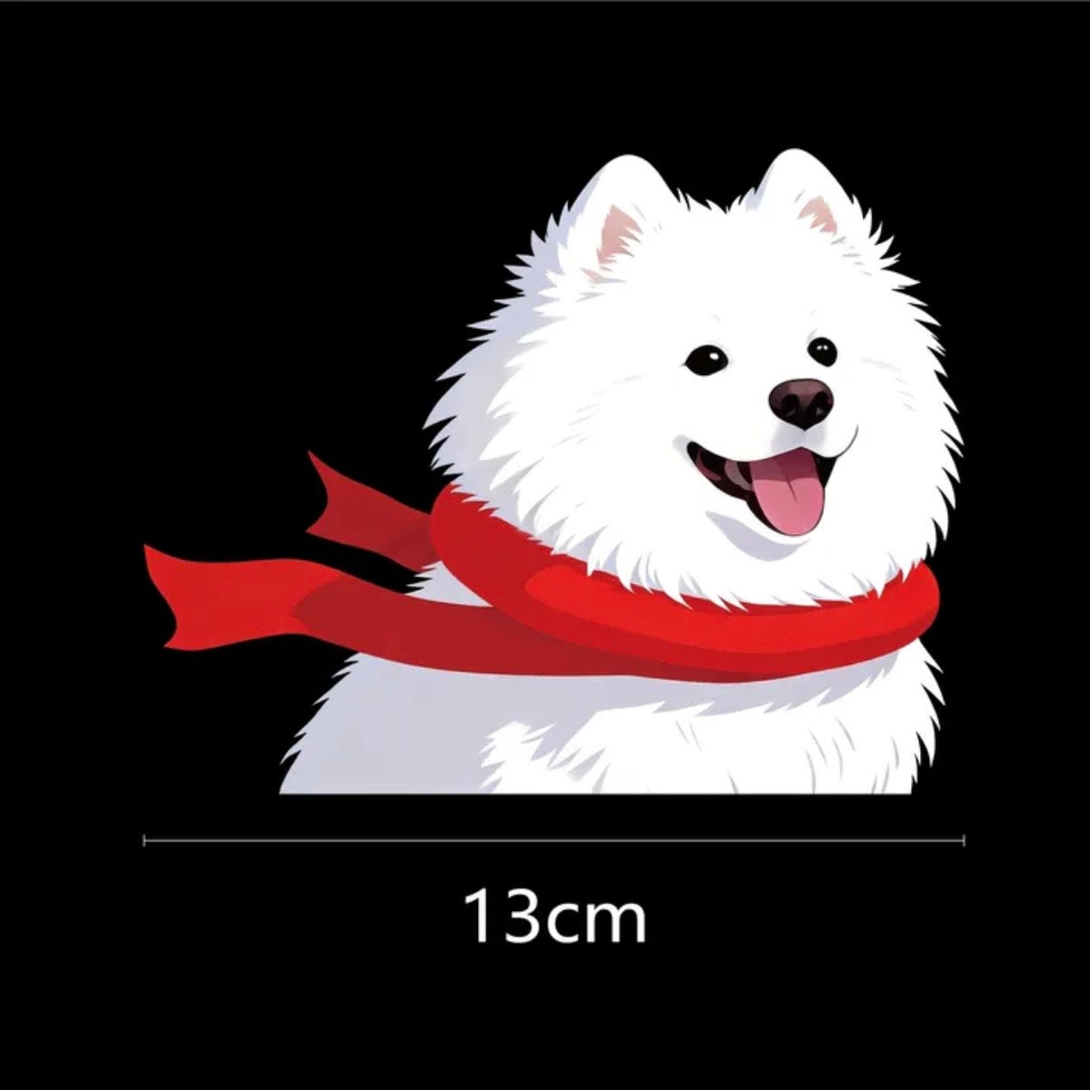 Large Dog Car Sticker - Cute Golden Retriever, Labrador Window Decals| Weather-proof
