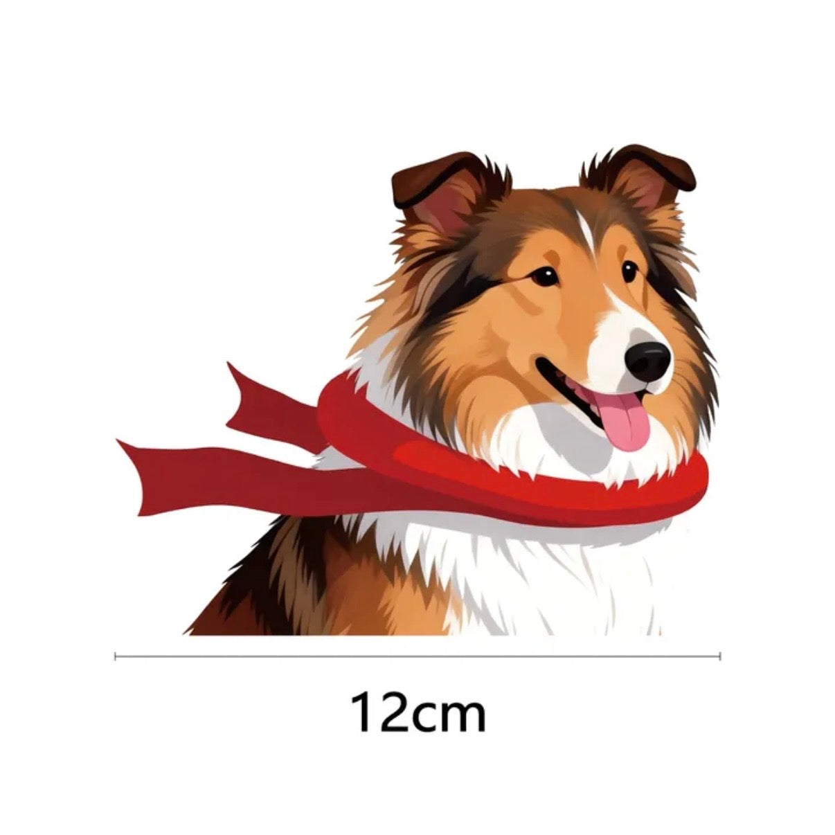 Large Dog Car Sticker - Cute Golden Retriever, Labrador Window Decals| Weather-proof