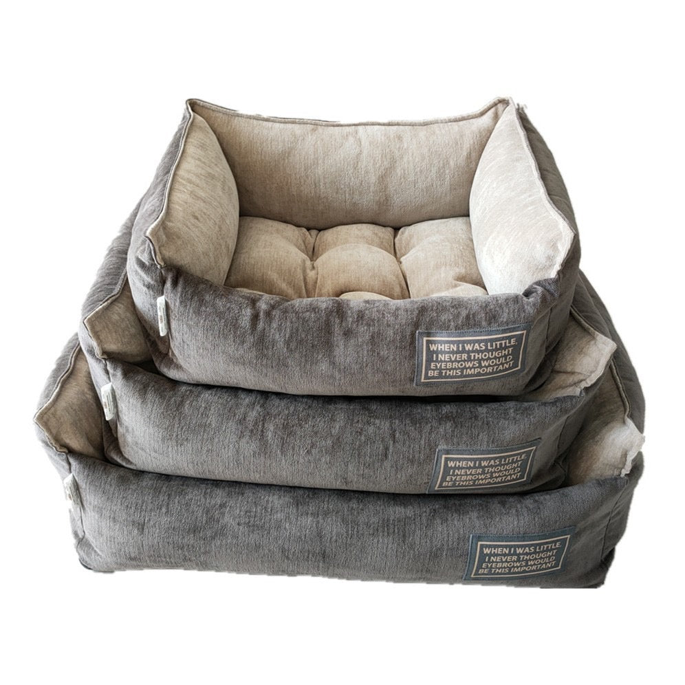 Luxury Plush Dog Bed– Fully Detachable & Washable - DD PET