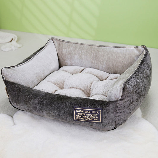 Luxury Plush Dog Bed– Fully Detachable & Washable - DD PET