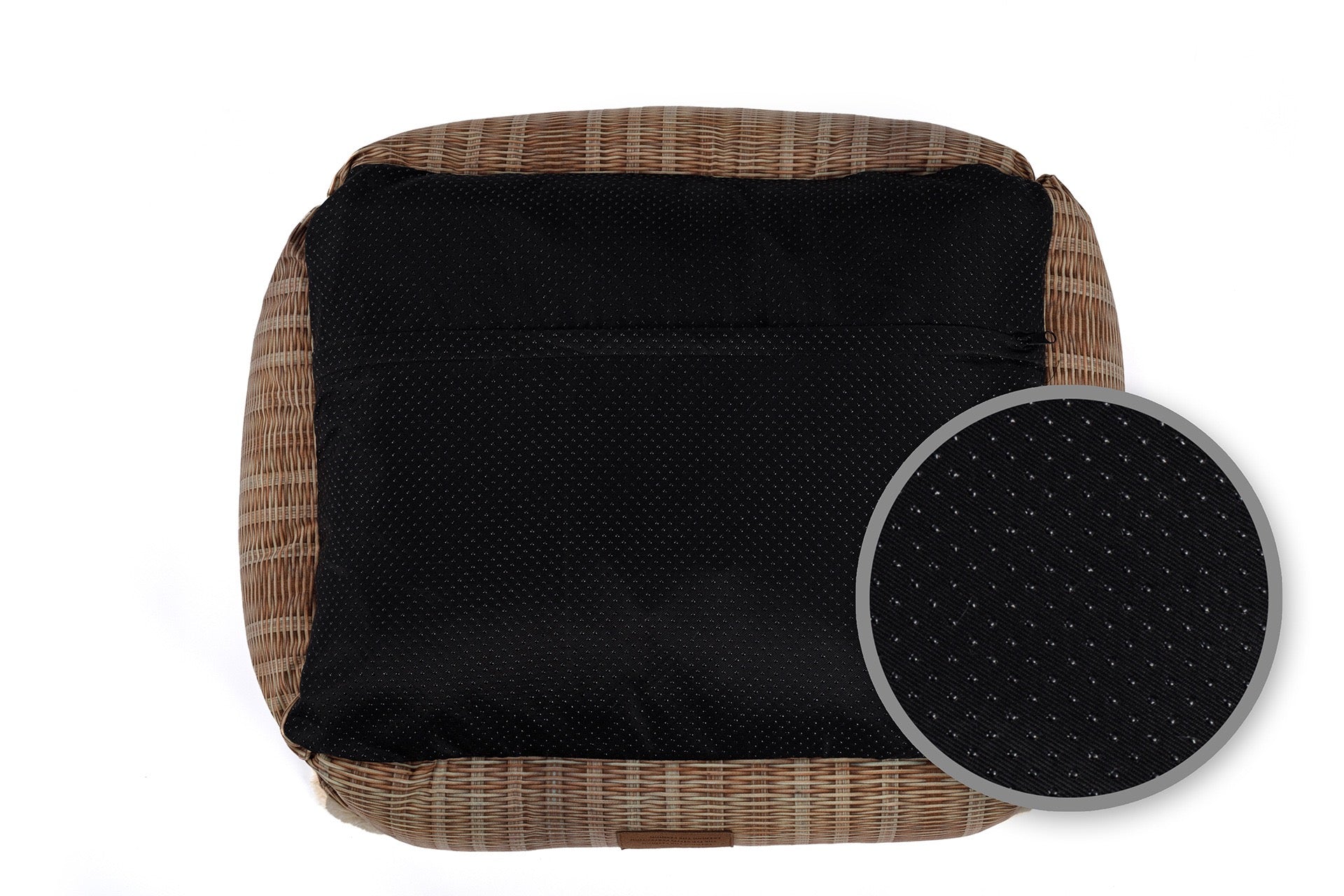 Luxury Woven Rattan Pet Bed for Dogs and Cats - DD PET
