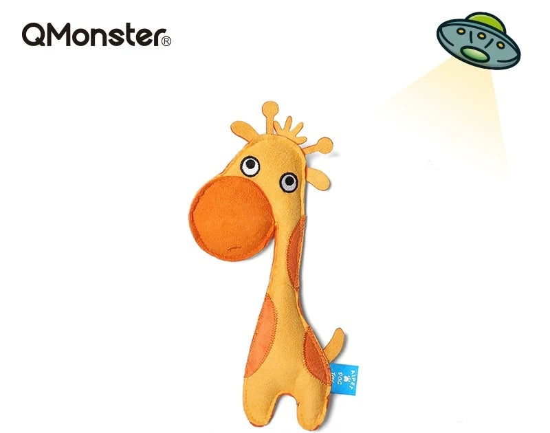 QMonster Suede Dog Toys – Soft, Cute & Fun Animal Plush Toys for Dogs - DD PET
