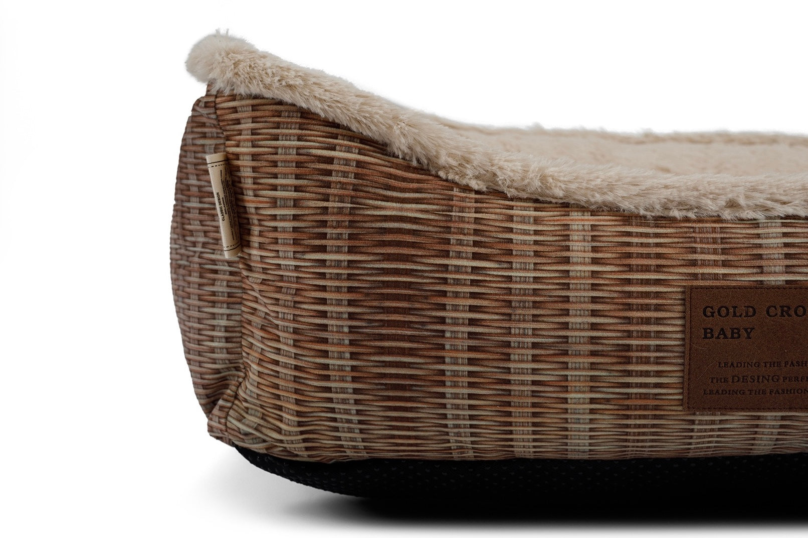 Luxury Woven Rattan Pet Bed for Dogs and Cats - DD PET