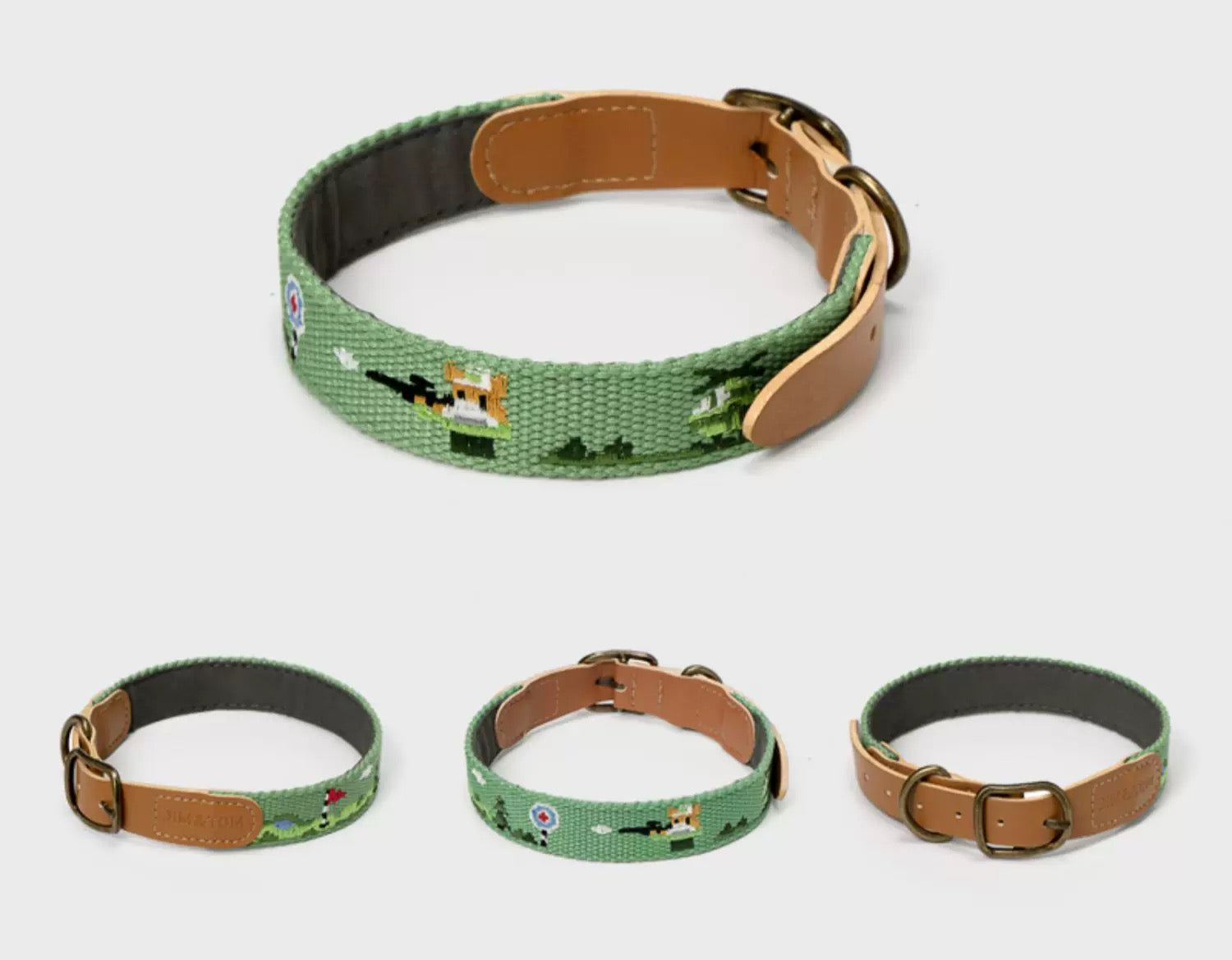 Premium Mosaic Embroidered Dog Collar & Leash Set – Durable, Stylish & Comfortable ✨ - DD PET
