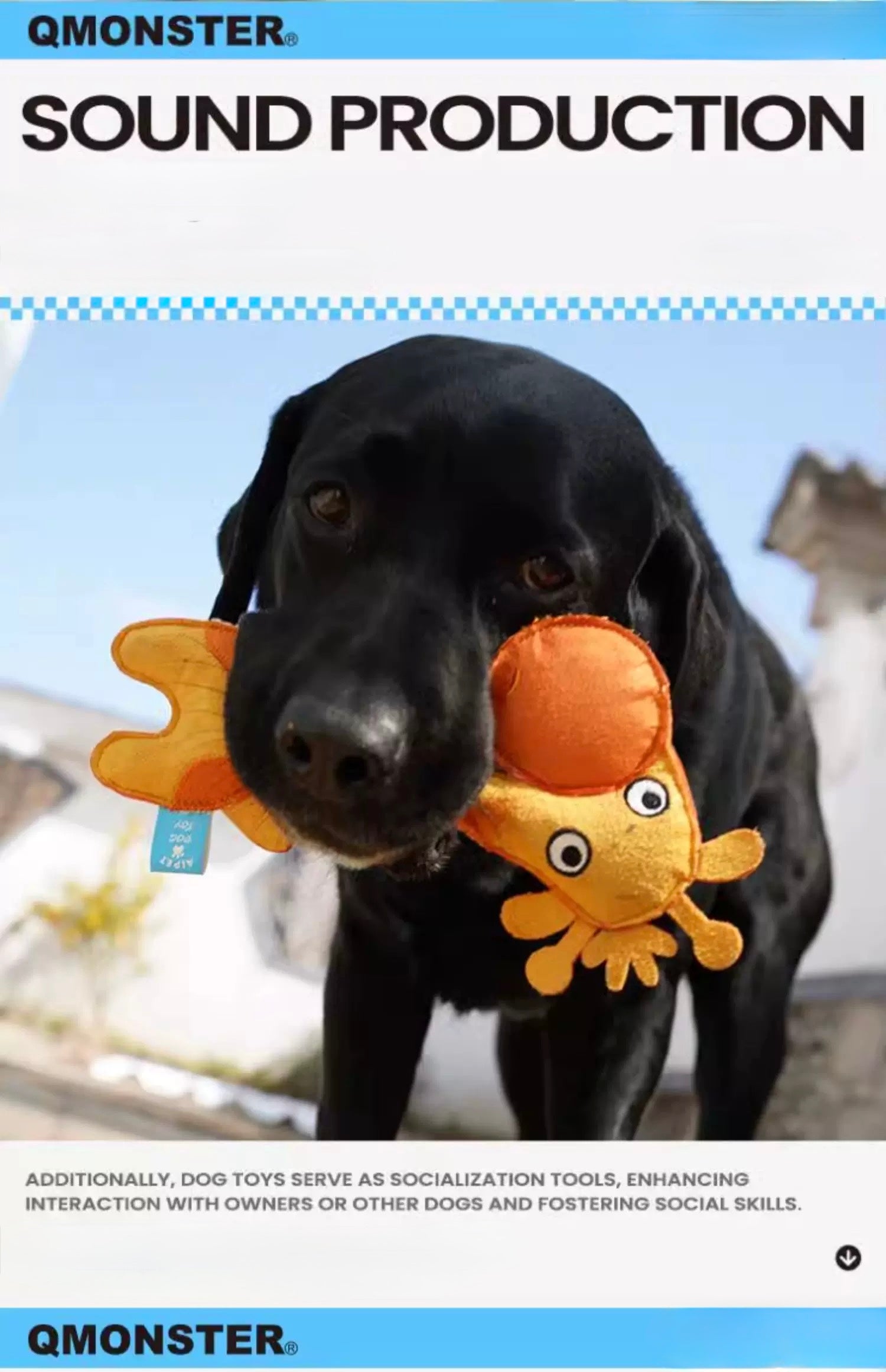 QMonster Suede Dog Toys – Soft, Cute & Fun Animal Plush Toys for Dogs - DD PET