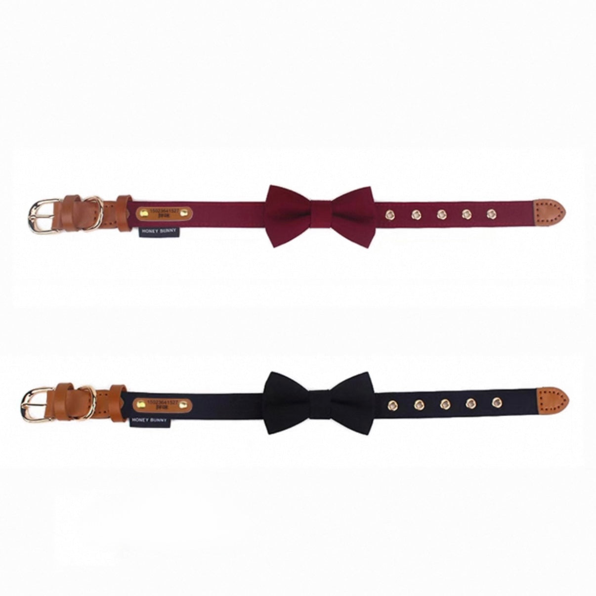 Luxury Bow Tie Dog Collar – Elegant & Adjustable - DD PET