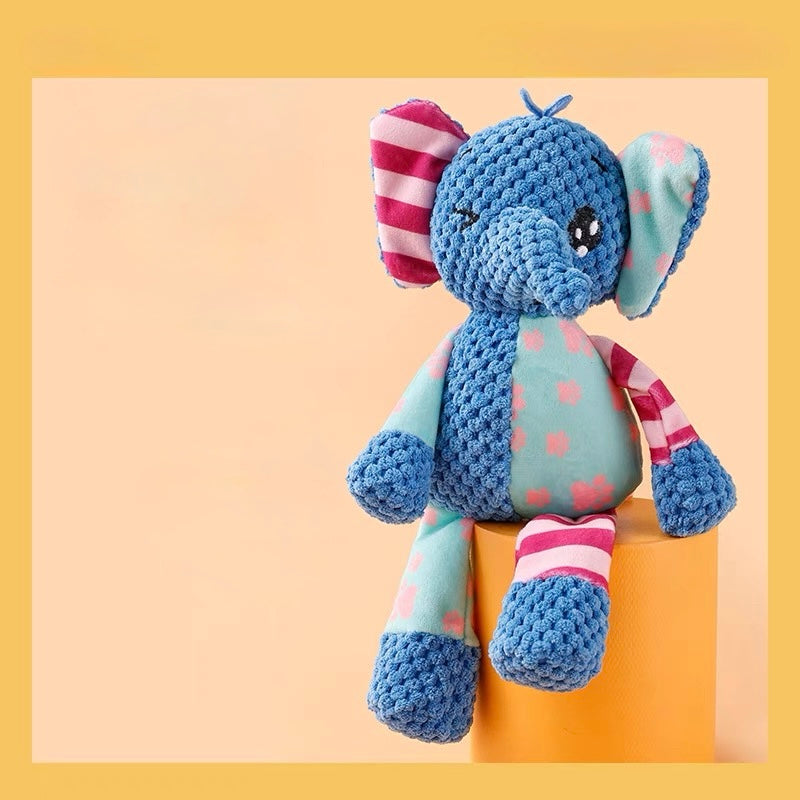 🐘 Plush Squeaky Dog Toys – Elephant - DD PET